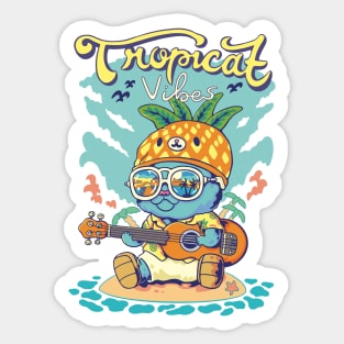 Tropical Vibes Sticker